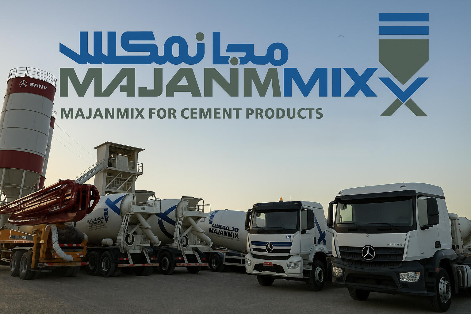 شركة مجان مكس للخرسانة الجاهزة هي شركة عمانية تأسست في عام2023 يقع المصنع في منطقة العامرات العتكيه الصناعية نمت شركة مجان مكس للخرسانة الجاهزة توسع كبيرا في السوق العماني بسبب الجوده المميزه التي تقدمها وخدمتها مع العملاء لتصبح واحدة من افضل الشركات جوده في تقديم الخرسانة الجاهزة لدينا القدره على الانتاجيه الضخمه